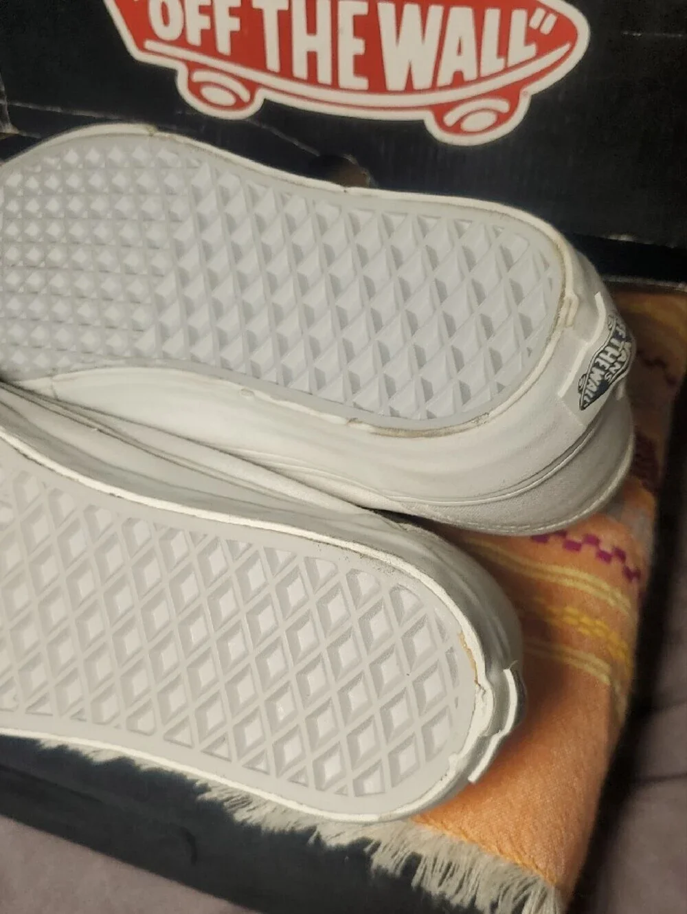 New Vans Men’s Low-Top Sneakers in White Men's 6.5 Women's 7.5